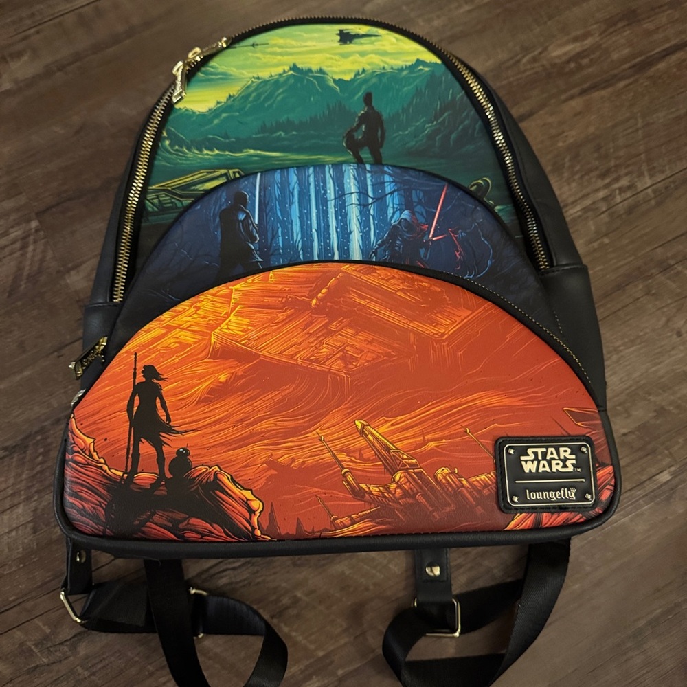 Loungefly Star Wars: The Force Awakens Backpack Disney 100 Mini Backpack